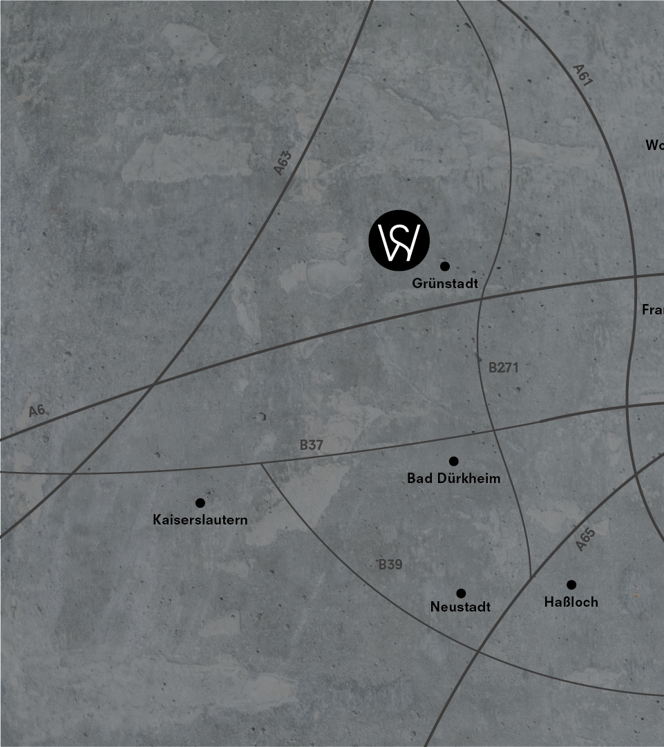 Schott.Wolf Anfahrtskarte, linke Seite