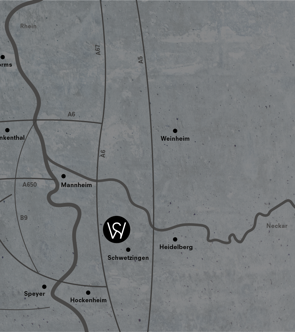 Schott.Wolf Anfahrtskarte, linke Seite